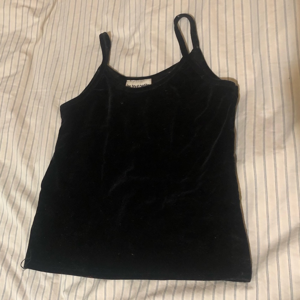 Black Velvet Vintage Tank Top 🖤